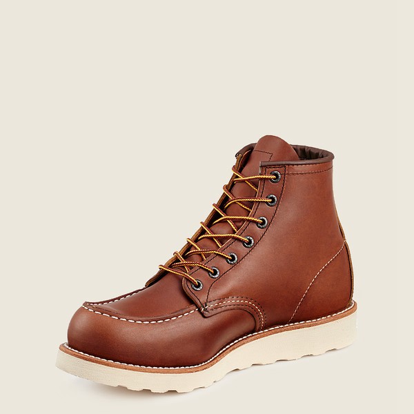 Work Støvler Herre - Red Wing Traction Tred - 6-Inch Soft Toe - Brune - PRATEN-906